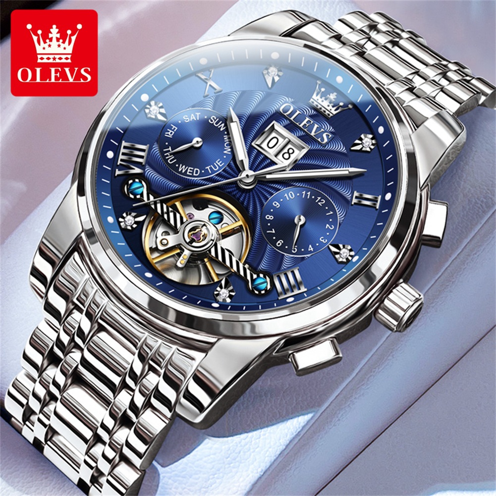 Luxury Watch Collection Box - OLEVS 9910 Brand Original Authentic Watches
