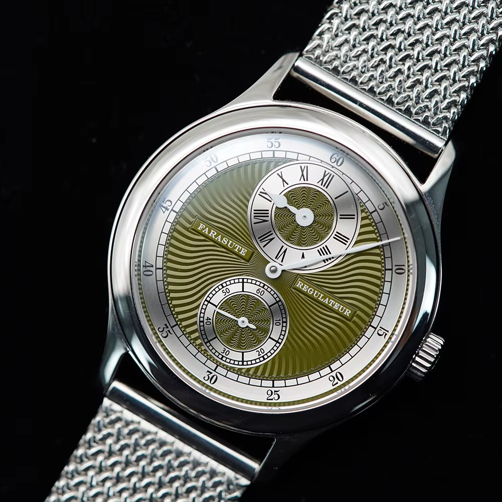 FARASUTE Retro Machinery Wrist - Guilloché Dial Watch ulasan dan harga