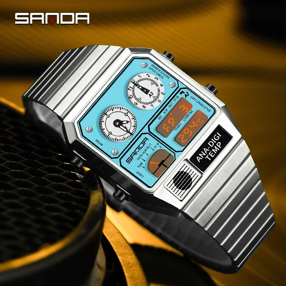 SANDA 3192 Fashion Unisex Watc - Minute Repeater Watch ulasan dan harga