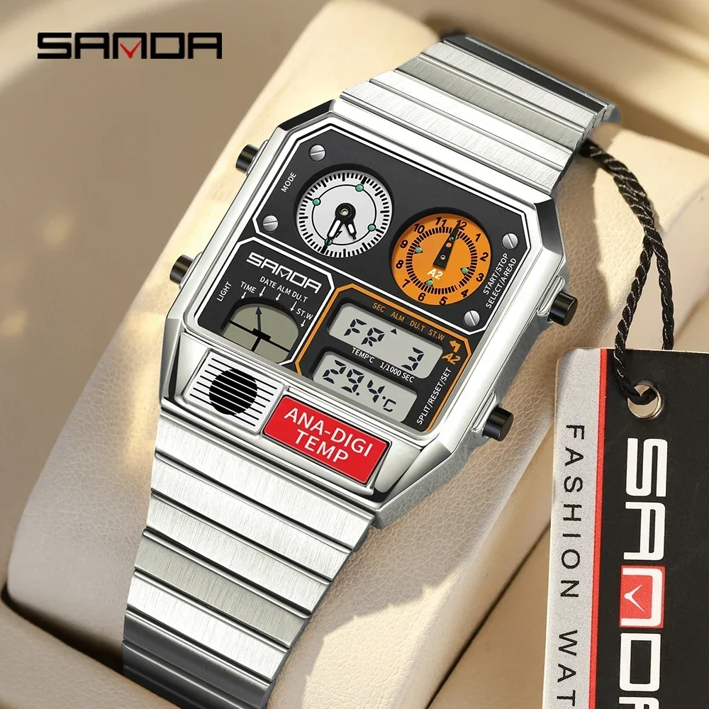 SANDA 3192 Fashion Unisex Watc - Minute Repeater Watch ulasan dan harga