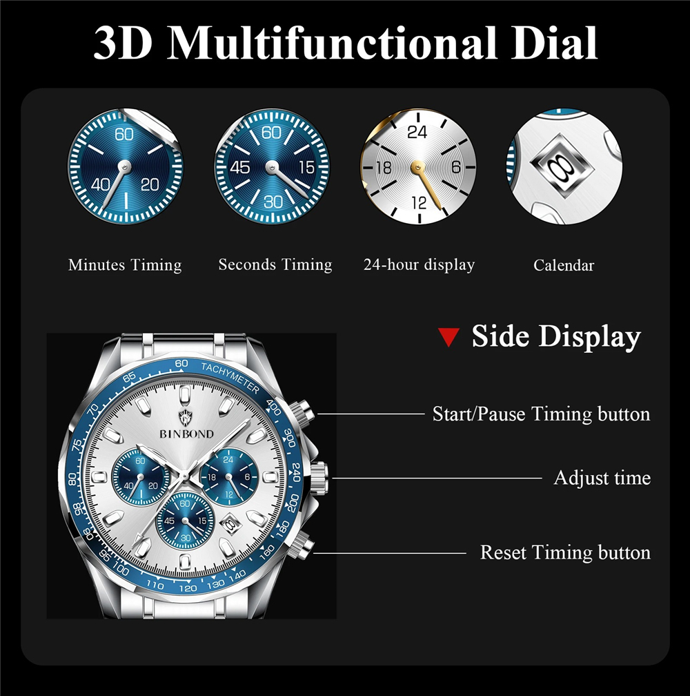Sports New Men Chornograph Wat - Luxury Watch Low Price ulasan dan harga