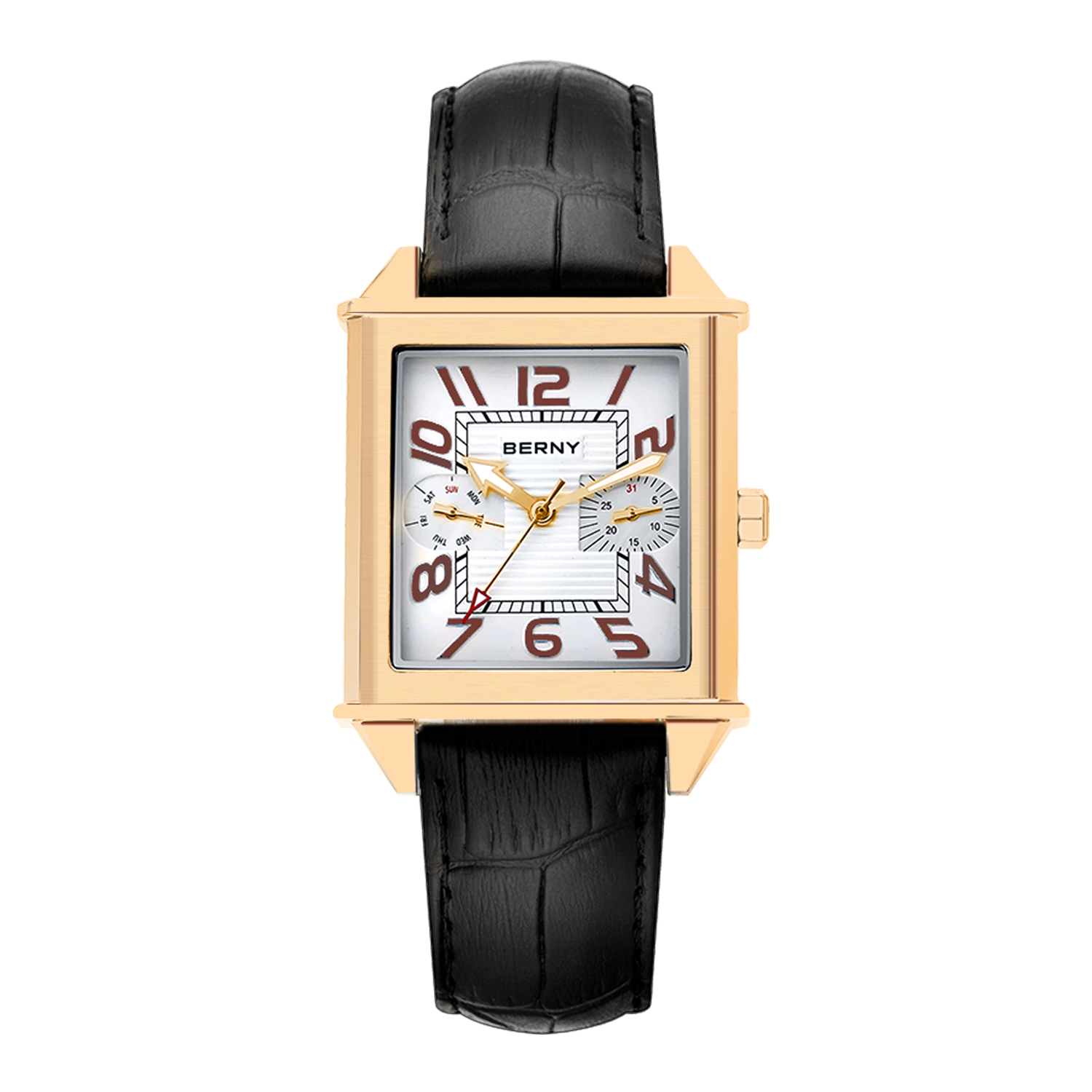 BERNY 6P25 Quartz Watch for Me - Cartier Watch Tank ulasan dan harga