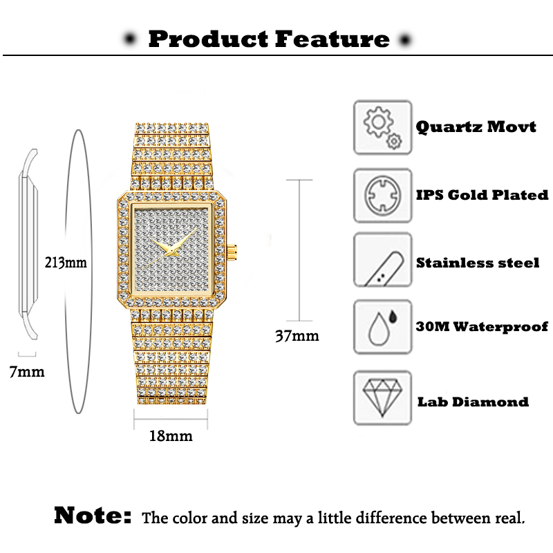 MISSFOX Diamond Watch For Wome - Luxury Watch Unique ulasan dan harga