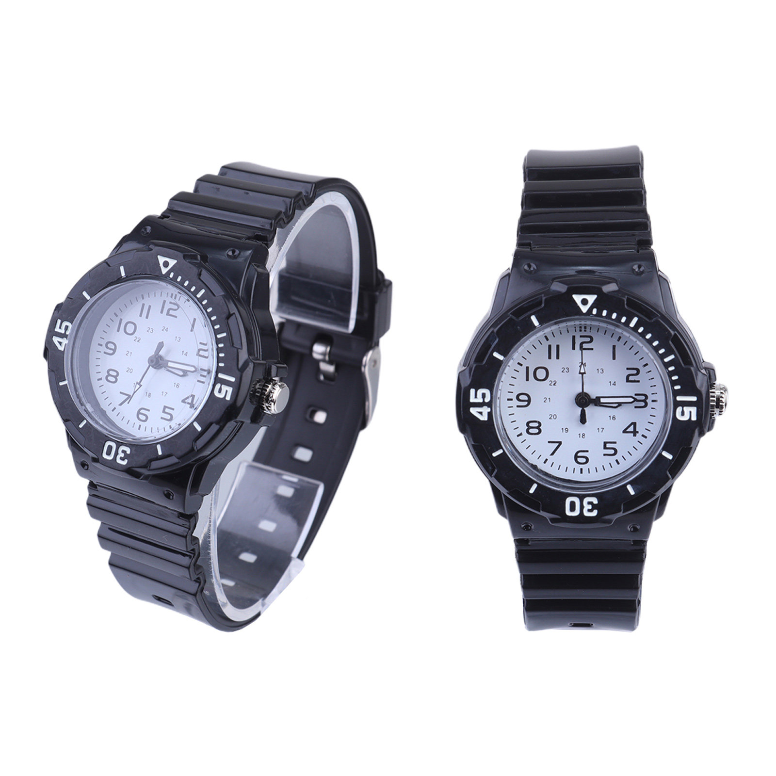 Kids Quartz Watch Black White  - Luxury Watch Kids ulasan dan harga