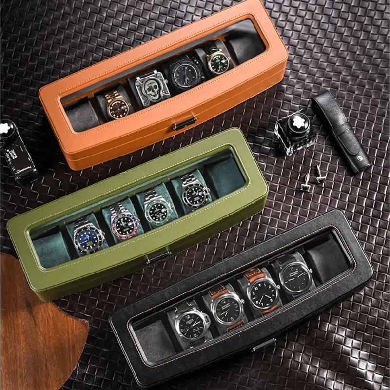 Light Luxury Leather Watch Org - Luxury Watch Collection Box ulasan dan harga