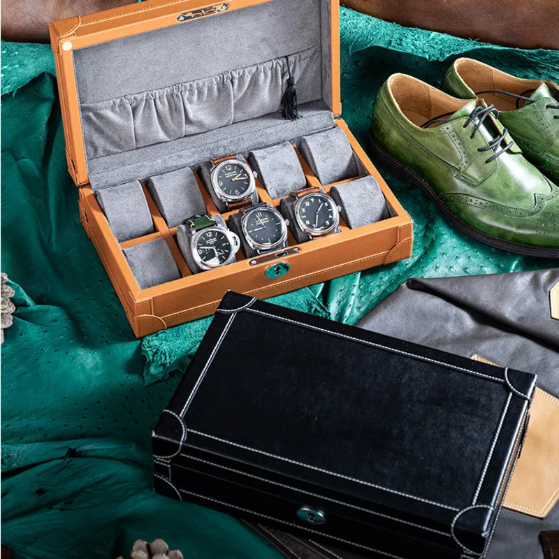 Light Luxury Leather Watch Org - Luxury Watch Collection Box ulasan dan harga