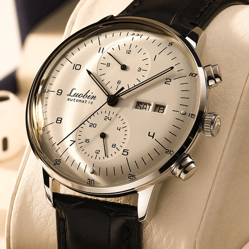 Mens Fashion Mechanical Watche - Guilloché Dial Watch ulasan dan harga