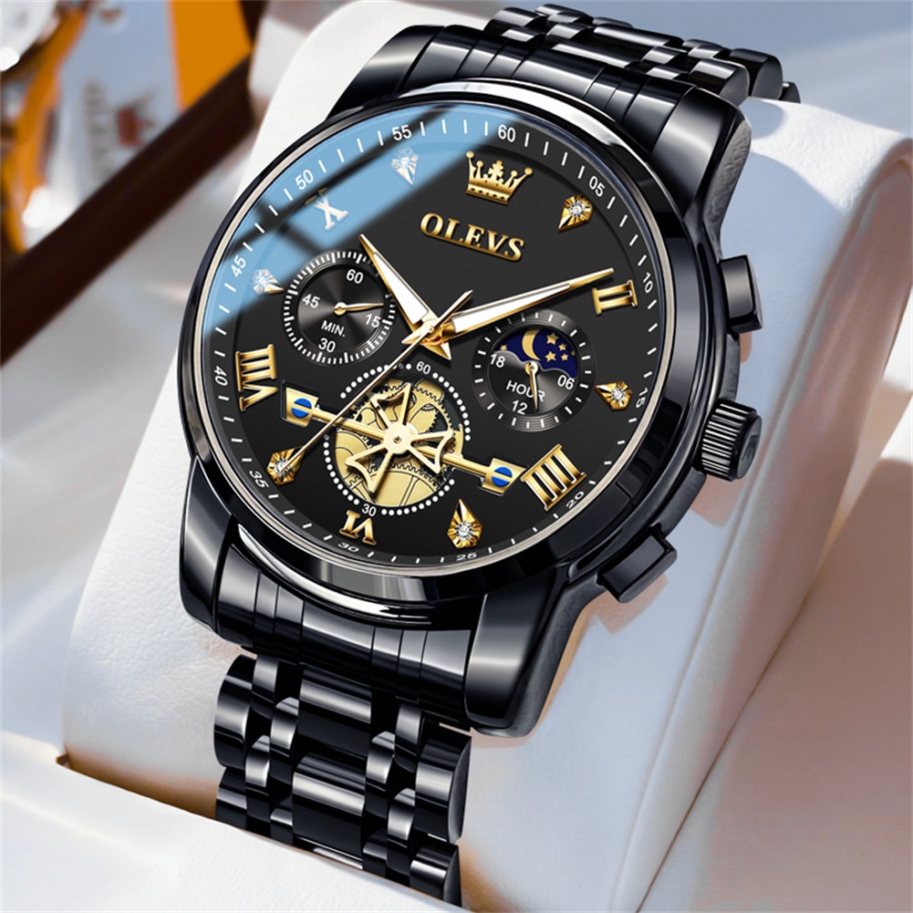 OLEVS Brand New Luxury Chronog - Luxury Watch Low Price ulasan dan harga