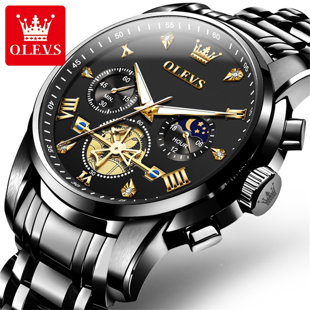 OLEVS Brand New Luxury Chronog - Luxury Watch Low Price ulasan dan harga