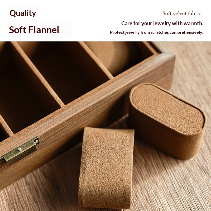 Black Walnut Wood Grain Watch  - Luxury Watch Collection Box ulasan dan harga