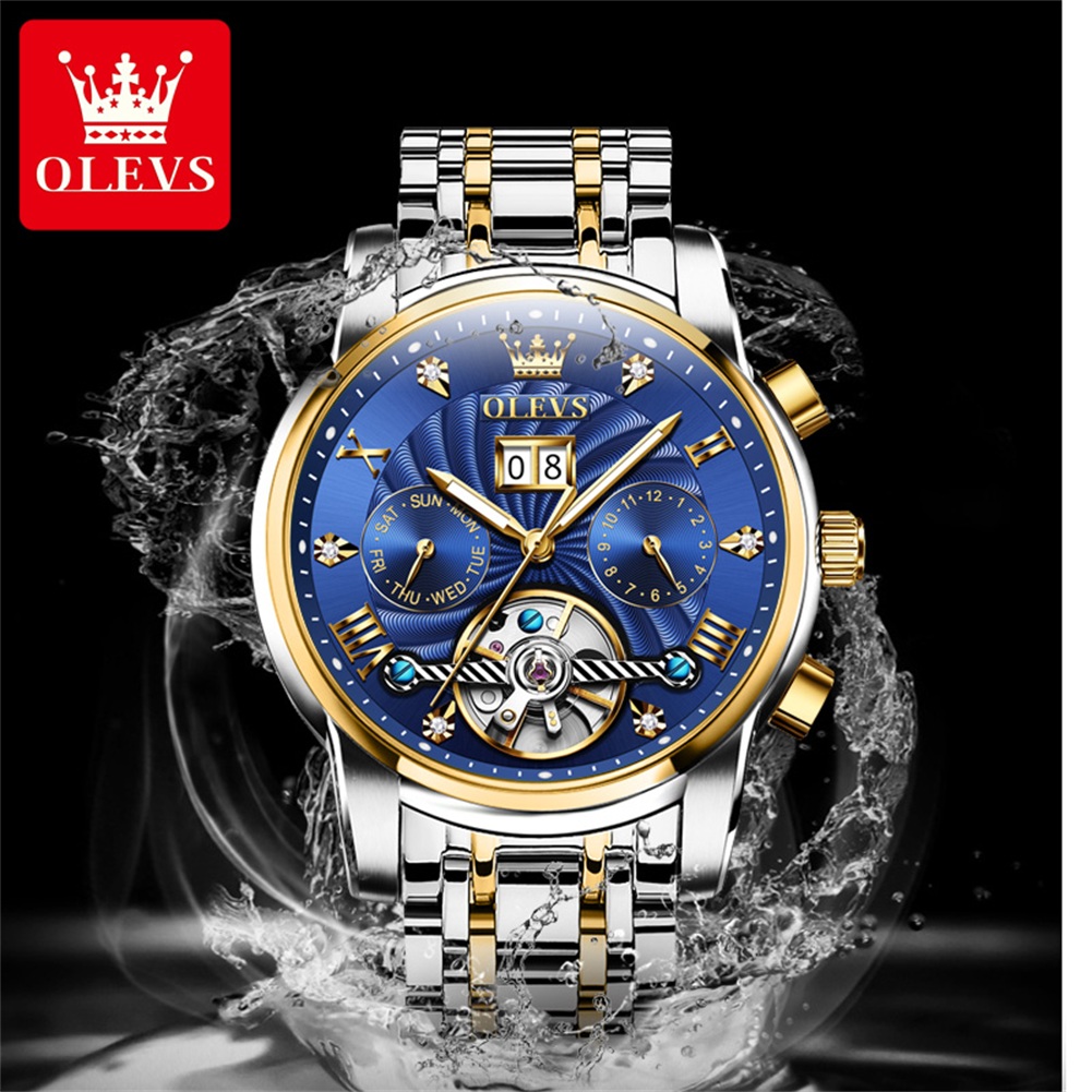OLEVS 9910 Brand Original Auth - Luxury Watch Collection Box ulasan dan harga