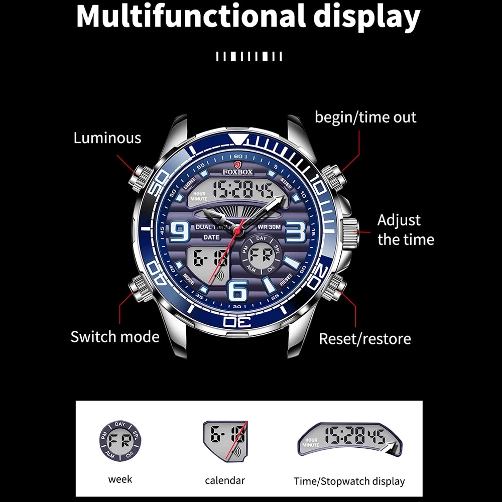 2024 Top Brand Luxury Digital  - Luxury Watch Collection Box ulasan dan harga