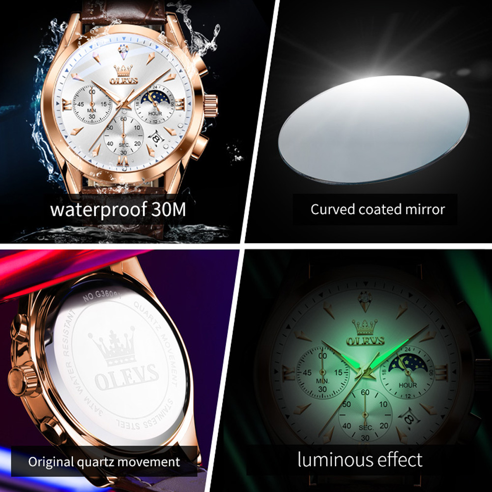 OLEVS Brand New Fashion Quartz - Luxury Watch Low Price ulasan dan harga