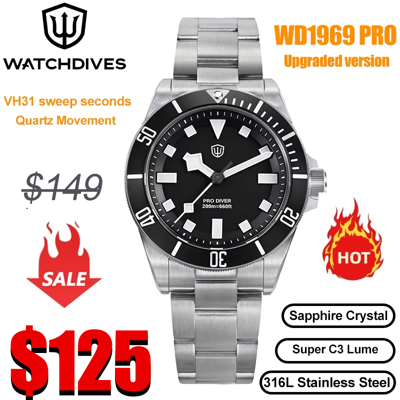Watchdives WD1969 Pro 38mm Qua - Guilloché Dial Watch ulasan dan harga