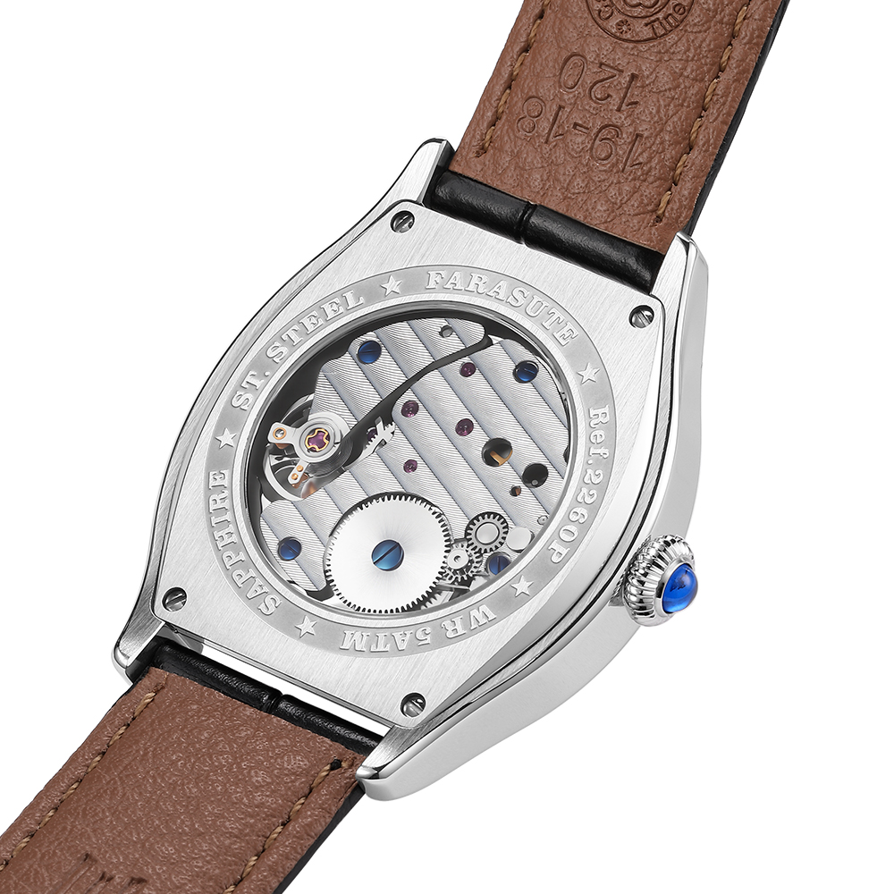 FARASUTE 36mm Retro Hangzhou C - Guilloché Dial Watch ulasan dan harga
