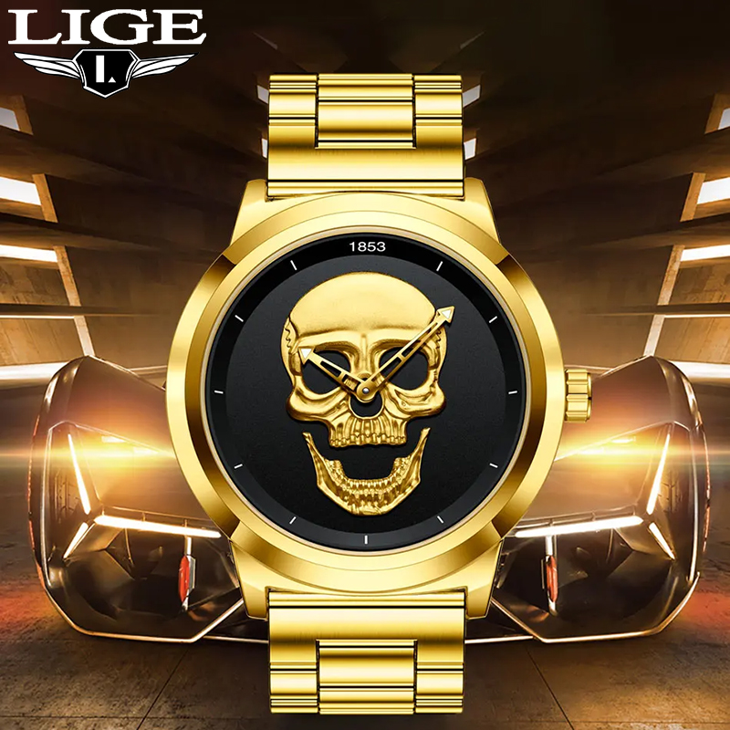 LIGE Top Luxury Brand  Quartz  - Luxury Watch Collection Box ulasan dan harga